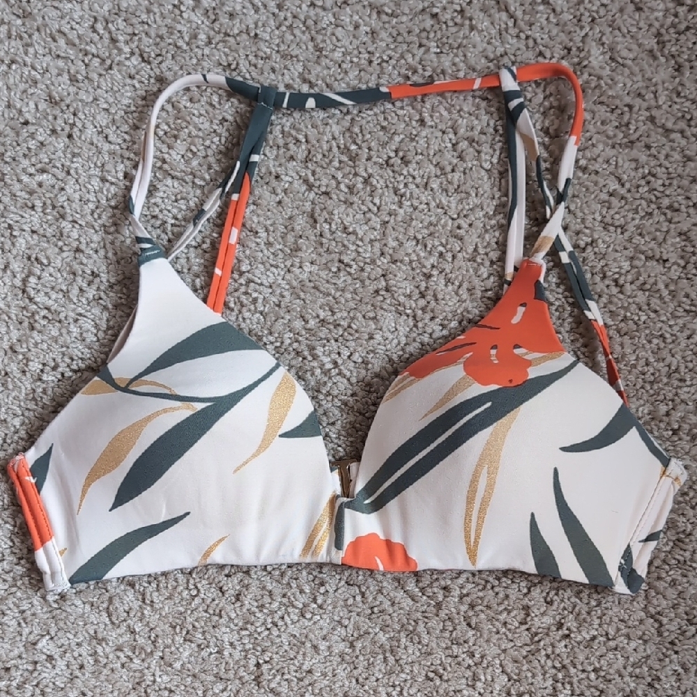 Vince Camuto Multicolor Floral Bikini Top